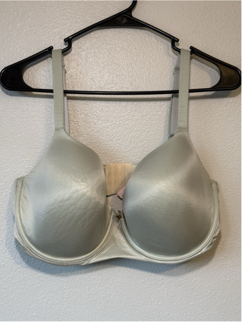 Victoria's Secret Light Teal Solid 38G T-Shirt Lightly Lined Demi Bra VS!!